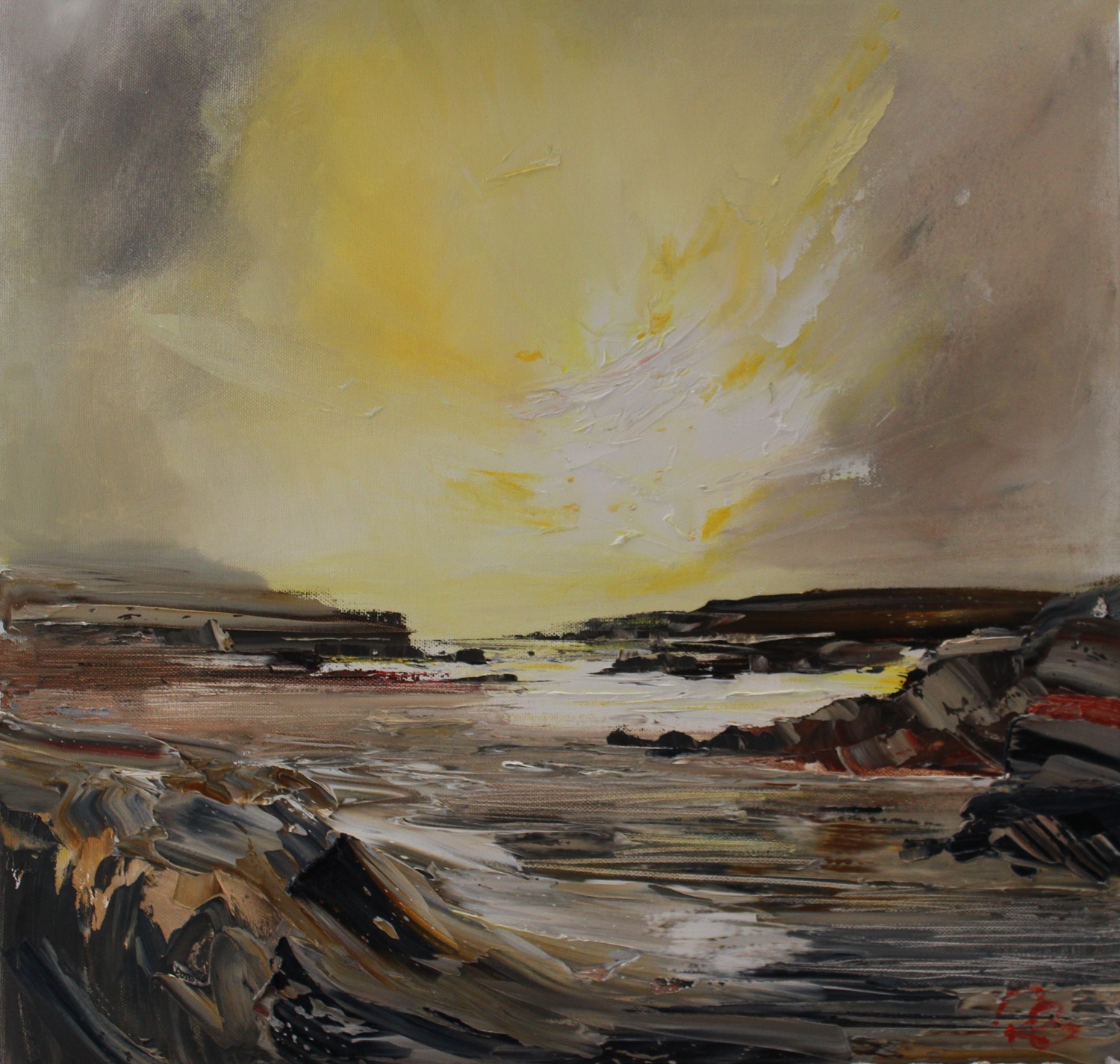 'Peninsula at Dawn' by artist Rosanne Barr